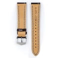 thumbnail image 3 of Hirsch Capitano Alligator Watch Strap - Brown - L - 22mm / 18mm - Shiny Silver Buckle - Water Resistant Alligator Leather Band, 3 of 9