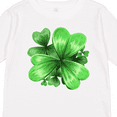 thumbnail image 4 of Inktastic Painted Clover Patch- shamrocks for St. Patricks Day Boys or Girls Long Sleeve Toddler T-Shirt, 4 of 5