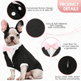 thumbnail image 4 of Dog Shirt Puppy Pet Small Dog Clothes, Stylish Suit Bow Tie Costume, Wedding Shirt Formal Tuxedo, 4 of 5