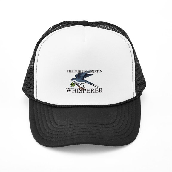 CafePress - The Purple Martin Whisperer - Adjustable Unisex Printed Trucker Hat with Mesh Back