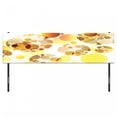 thumbnail image 3 of Polka Dots Headboard, Graphic Dots Relational Diameters Globes 50's Culture in Modern Artprint, Upholstered Decorative Metal Bed Headboard with Memory Foam, King Size, Yellow Mustard, by Ambesonne, 3 of 4
