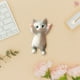thumbnail image 4 of Fiudx Juguete de Gato Squish, Adorable Muñeco Antiestrés, Suave Decoración para El Hogar y La Oficina, Eficaz Reductor de Ansiedad, Regalo Relajante para Estudiantes, Perfecto para Amantes de Las Mas, 4 of 5
