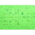 thumbnail image 1 of Ahgly Company Indoor Rectangle Oriental Green Traditional Area Rugs, 7' x 9', 1 of 4