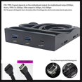 thumbnail image 2 of 3.5 Inch Desktop Floppy Bay Front Panel with 2 X USB 3.0 Type-A & 20Gbps Type-C Connector for PC Com, 2 of 5