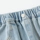thumbnail image 5 of Cowsor Girls Baggy Jeans Distressed Denim Pants Elastic Waist Wide Leg Jeans for Girls Kids Loose, 5 of 7