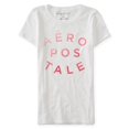 thumbnail image 2 of Camiseta gráfica Aeropostale Faded Stack Mujer Blanca Pequeña, 2 of 2