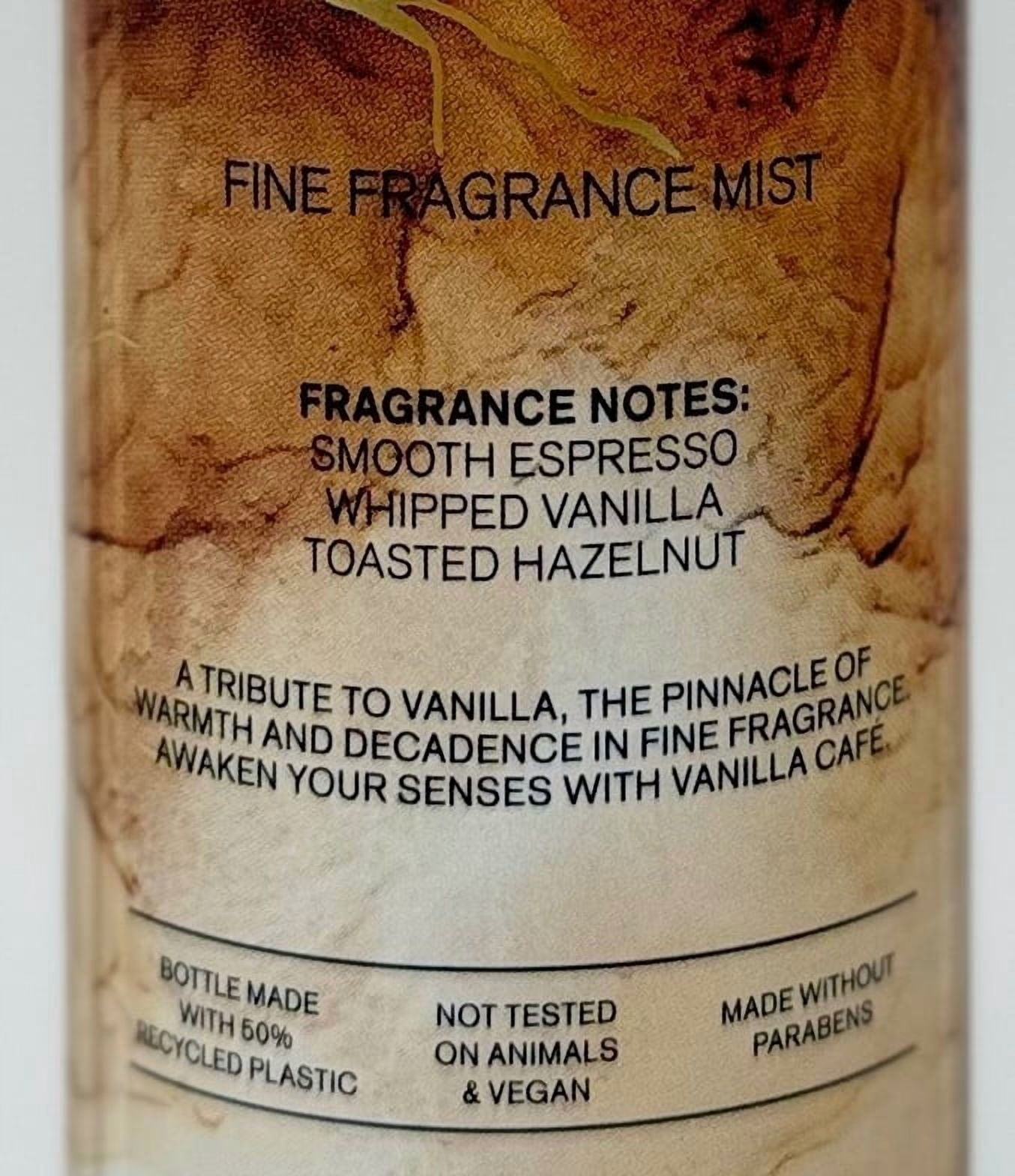 Bath & Body Works VANILLA CAFE Fine Fragrance Mist 8 fl oz