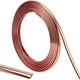 thumbnail image 1 of Moldura autoadhesiva flexible de 10 pies, color oro rosa, resistente al agua, para pared, borde de azulejo, marco de espejo metálico, tira de sellador flexible, 1 of 6