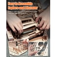 thumbnail image 4 of 235 Pcs 3D Puzzle Wooden Marble Run Model Kit for Adults and Kids, 4 of 9