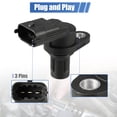 thumbnail image 3 of Sensor de posición del árbol de levas Unique Bargains para Ford Fiesta 2011-2019 2 uds Metal plástico negro, 3 of 6