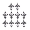 thumbnail image 2 of 10 abalorios de estilo BLESIY Dijes colgantes con crucifijo, 2 of 8