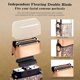 thumbnail image 3 of Regalos para él y maquinilla de afeitar para hombres, recortadora de barba con huecos, revestimientos de peluquero, afeitadoras calvas, kit de aseo para hombres con 4 protectores y 2 cabezal, 3 of 5