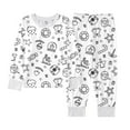 thumbnail image 3 of MIASHUI Ensemble de Pyjamas Assortis pour la Famille Shorts de Noël pour Enfants Imprimé Lettre Col Rond Manches Longues Chandail en Molleton Sans Capuche pour Tout-Petits,110, 3 of 8