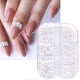 thumbnail image 5 of 1 Caja de Adornos de Perlas para UñAs, Piezas Redondas Blancas para UñAs, Cuentas de Acero Dorado, Bolas, JoyeríA, Accesorios para DecoracióN de UñAs Color:ZZ13, 5 of 8