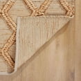 thumbnail image 5 of Beautiful Natural Jute Trellis Diamond Indoor Area Rug by Drew Barrymore, 5' x 7', 5 of 6