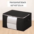 thumbnail image 2 of Bolsa de edredón con cremallera no tejida horizontal y vertical de gran capacidad, bolsa de almacenamiento visual para ropa de hogar, almohadas y edredones, 2 of 6