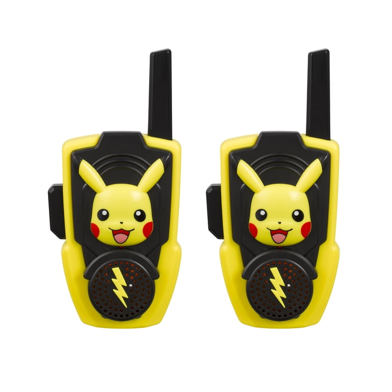 Pokemon Pikachu Extended Range Walkie Talkies for Kids Collectible