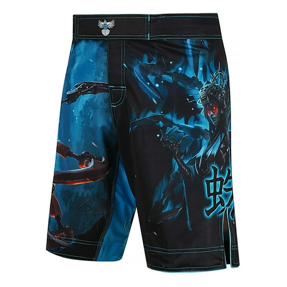 Raven Fightwear Men's Cybernetic Jorogumo MMA Shorts BJJ Black