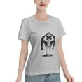 thumbnail image 2 of Women's Basic Short Sleeve T-Shirt One Piece Big Bear, 2 of 6