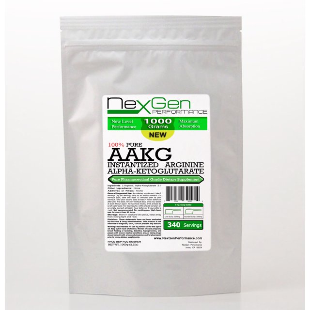 AAKG Powder 1000g (2.2lb) LArginine AlphaKetoglutarate Muscle