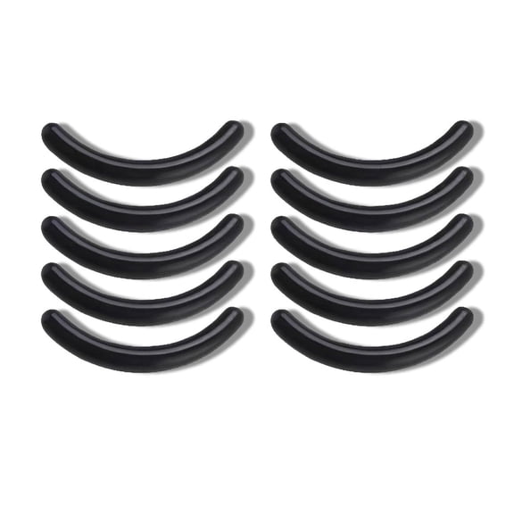 Vogacara Almohadillas para rizador de pestañas, 10 Uds., reemplazo de Clip alternativo, alfombrillas de repuesto, belleza Universal renovable de alta Difuminador de ojos Negro 10St Vogacara  MR3610-00