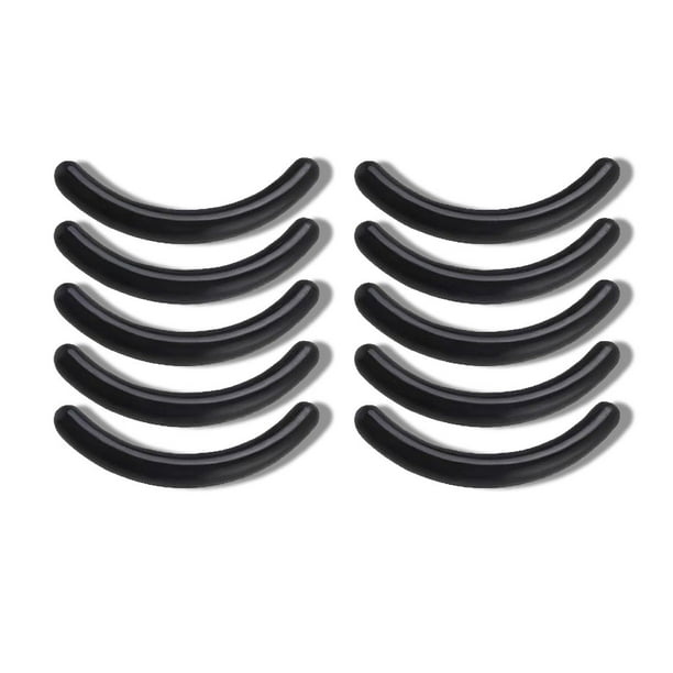 Soidarity Almohadillas para rizador de pestañas, 10 Uds., reemplazo de Clip alternativo, alfombrillas de repuesto, belleza Universal renovable de alta Difuminador de ojos Negro 10St Soidarity MR3610-00