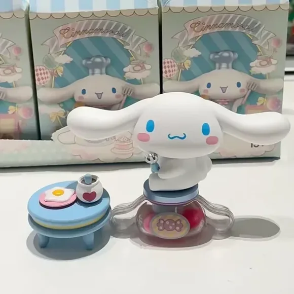 Sanrio Cinnamoroll Cooking Series Blind Box Cinnamoroll Figure Gk Mystery Box Cartoon Desktop Decor Collectibl Toy Birthday Gift