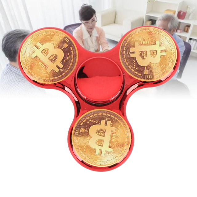 ABS Electroplating Fingertip Gyro, Rotating Sensory Fidget Toy, Great Party Favors for Adults, Birthday, Classroom Prizes