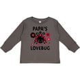 thumbnail image 3 of Inktastic Valentine's Day Papa's Lovebug Boys or Girls Long Sleeve Toddler T-Shirt, 3 of 5