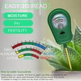 thumbnail image 4 of 3-in-1 Soil Test Kit, Soil Moisture Meter/Soil ph Meter/Fertility Soil Tester, Soil Hygrometer for Garden, Farm House Plants, 4 of 6