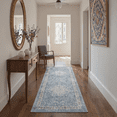 thumbnail image 4 of KUETH Modern 5x7 Area Rugs for Living Room, Non Slip Machine Washable Retro Rugs, Low Pile Chenille Print Rug for Bedroom, Dining Room, Home Office, 4 of 6