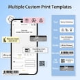 thumbnail image 2 of Etiquetadora Rongta Bluetooth inalámbrica térmica blanca, 2 of 9