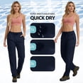 thumbnail image 5 of FEN AI Women's Pants Quick Dry Lightweight Hiking Pant Water Resistant Wrok Cargo Pants, 5 of 8