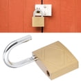 thumbnail image 4 of MediumThick Brass Iron Padlock Durable Security Lock Home Outdoor Cabinet Door, 4 of 7