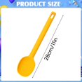 thumbnail image 3 of Silicone Cooking Spoons 11 Inch Heat Resistant Kitchen Spoons for Mixing, Serving and Stirring Large Non Stick Basting Utensils, Cooking Utensil for Kitchen Cooking Baking Stirring,Z1-Yellow, 3 of 7
