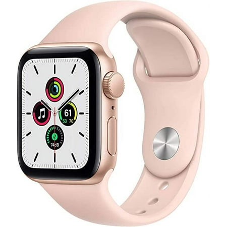 Pre-Owned Apple Watch SE (GPS) 40mm Rose Gold Aluminum Case with Pink Sand Sport Band (Good)
