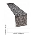 thumbnail image 3 of OutmaxHome Halloween Spider Web Pattern Table Runner, 11.8x70.9 Inch Holiday Theme Decorative Table Runner, for Holiday Party, Dining Table, Kitchen, Farmhouse, 3 of 7