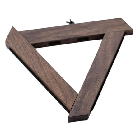 

Drink Coasters Storage Organizer Kitchen Gadget Anti Scald Durable Reusable Wood Coasters for Drinks for Household Countertop Fridge Freezer Deep Brown