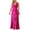 Hot Pink, variant on IROINNID Wedding Guest Dresses for Women Evening Night Party Dress Summer High Waist Ruffle Irregular Split Dress Elegant Formal Dress,Green