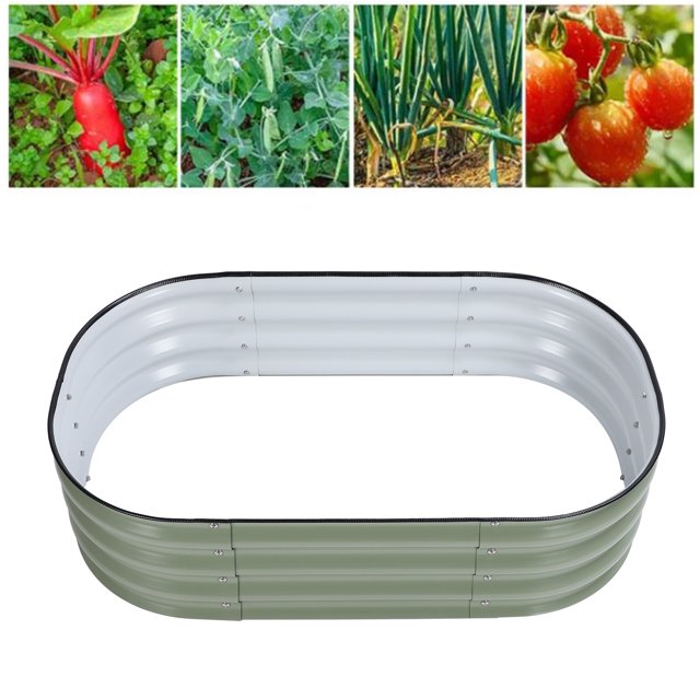 304 De Acero Inoxidable Caja De La Planta De Flores Piso Abierto Levantado Kit De Cama De Jardín Plantador Levantado Cama Para Yardas Escuelas Viveros
