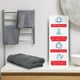 thumbnail image 4 of Toallas de Medio baño | Secado Rápido |  Algodón (Gris Oxford), 4 of 5
