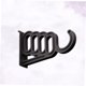 thumbnail image 3 of FUTUREORYY Organizador De Gancho Para Puerta Negro De Plástico Premium Ideal Para Colgar Prendas Y Accesorios, 3 of 8