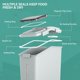 thumbnail image 4 of Contenedor de almacenamiento de harina YITAHOME 43L con ruedas, cuchara y tapa, 4 of 6