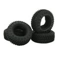 thumbnail image 3 of RC Crawler Wheel Tires, 1.25in 4PCS Sponge Lining RC Rubber Tyres Strong Cushioning Crushed Stone Pattern  for Road Driving, 3 of 7