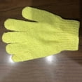 thumbnail image 2 of Bewildely Bath Glove Exfoliating Body Bathroom Shower Spa Leg Exfoliator Gloves Scrub Soft Skin Portable Clean Scrubber Massage Juegos de accesorios de baño Amarillo NO2 Bewildely JJ16258-02, 2 of 6