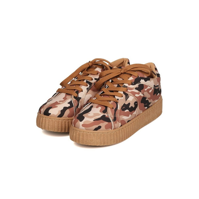 Qupid camo sneakers sale