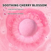 Body & Earth Bath Bombs Gift Sets for Women - Cherry Blossom Handmade Fizzies Shower Bubble Bombs for Relaxing, 10 X 3.5 oz