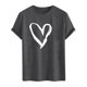 thumbnail image 2 of Ceisia Men's Casual Heart-Printed Short Sleeve Crew Neck Gift T-Shirt, 2 of 4