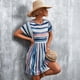 thumbnail image 1 of Vestido de verano informal, vestido de verano de manga corta para mujer, vestido informal, vestido de verano diseñado meticulosamente, 1 of 5