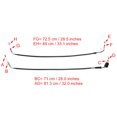 thumbnail image 2 of Throttle Cable Wire for Suzuki GSXR600 GSXR750 2011-2023 Black, 2 of 12